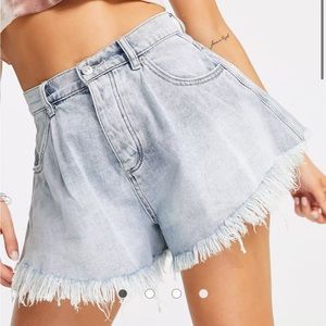 FREE PEOPLE Size 27 Flare Jean Shorts!